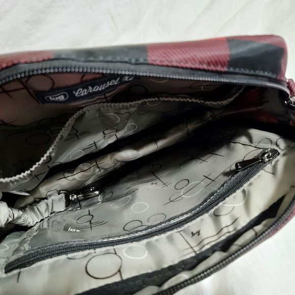 ❗SOLD❗Lug Carousel XL Crossbody Bag in Buffalo Check Red - Picture 5 of 8